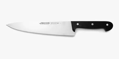 Immagine prodotto di Coltello da chef Arcos Universal 280704 in acciaio Nitrum, con mango in poliossimetilene e lama da 25 cm in confezione.