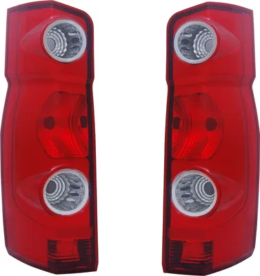 Immagine prodotto di Fanali posteriori neri rossi SINISTRI + DESTRI per VW Crafter 2E dal 2006-