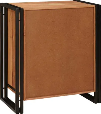 Immagine prodotto di vidaXL Comodino marrone 66 x 35 x 76 cm in legno massiccio di acacia