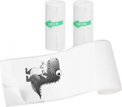 Produktbild von Selbstklebende Papierrollen-Set für HURC9 Drucker
