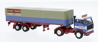 Produktbild von Brekina LKW Volvo F89 Pritsche/Plane-SZ Rynart (NL) 85686