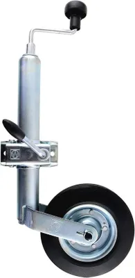 Productafbeelding van Steunwiel met Klemhouder voor Aanhangwagen Caravans tot 150 kg – Ø 48 mm