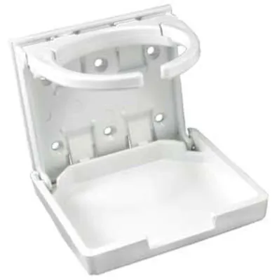 Image de JR Products 45624, porte-gobelet réglable, blanc