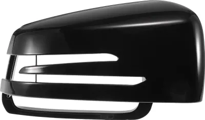 Produktbild von Autospiegelabdeckung für den rechten Seitenspiegel, glänzend schwarz, Ersatz für Mercedes Benz A-Klasse W176 B-Klasse C-Klasse, Spiegelabdeckungen für Außentrimmungen