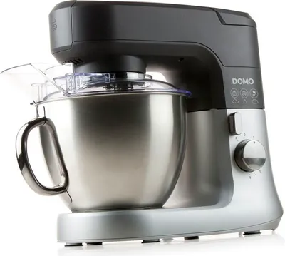 Produktbild von Domo DO9182KR, 4,5 l, Edelstahl, Drehregler, Schlagen, Mixen, Edelstahl, 1000 W
