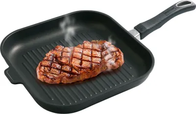 Produktbild von Gastrolux "GASTROLUX Biotan Guss Grillpfanne Viereckpfanne 28 x 28 cm"