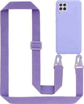 Obrázek produktu pro Cadorabo Ochranné pouzdro pro Samsung Galaxy A22 4G / M22 / M32 4G Case in Purple Pouzdro na mobilní telefon s řetízkem s nastavitelnou délkou šňůry
