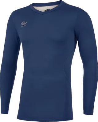 Produktbild von Umbro - "Elite" Base Layer Oberteil V-Ausschnitt für Herren UO265 (4XL) (Marine)