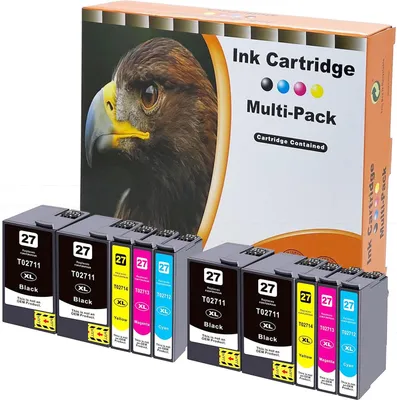 Produktbild von D&C Tintenpatronen ersetzt Epson T271x-10er Set (B/C/M/Y)