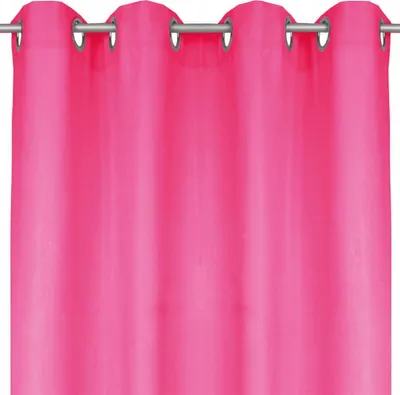 Produktbild von Nepriehľadná záclona s očkami, Rozmery: 140x225 cm, Farba: ružová