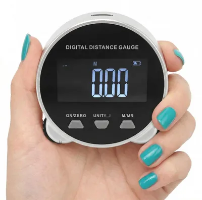 Produktbild von Digitales Messrad – USB Wiederaufladbar,199 m Präzisionsmessung,LCD Display,Tragbarer Smart Distance Measurer für Gerade,Kurve & Unregelmäßige Flächen