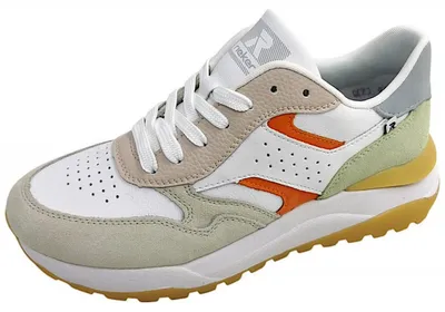 Immagine prodotto di Scarpe da donna Rieker modello Samira, stringate, colore bianco, ideali per il tempo libero