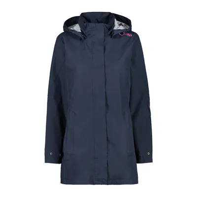 Produktbild von CMP Damen Regenjacke mit abnehmbarer Kapuze blau 42