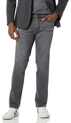 Immagine prodotto di A. Jeans slim fit da uomo, marca Essentials - Effetto tie-dye, grigio sbiadito, taglia 28W / 30