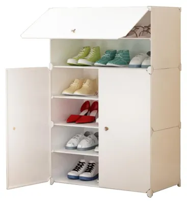 Produktbild von Omgoods – Modulares Schuhregal für 18 Paar Schuhe