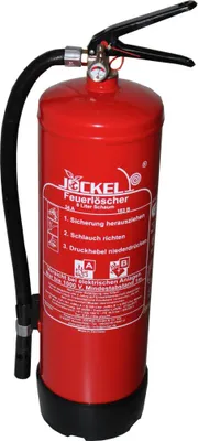Produktbild von Schaum Feuerlöscher 6 Liter Bio34+ Jockel S6LJM Manometer Schaumlöscher Löscher