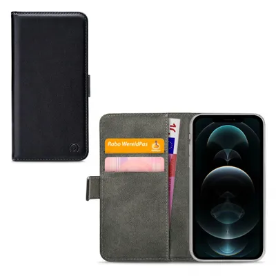 Produktbild von Mobilize Polyurethanleather Book Case Black Apple iPhone 12 Pro Max