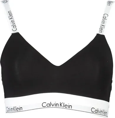 Produktbild von Schwarzer Bralette-BH für Damen mit Polstern und verstellbaren Trägern