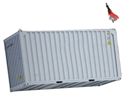 Imagen del producto de Mosquetón de cadena, acero de aleación para cargas pesadas, capacidad de carga de 2000 kg, 2 toneladas, 2 metros