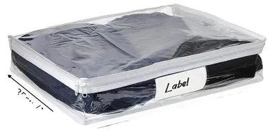 Produktbild von Aufbewahrungsbeutel, mit Reißverschluss, aus strapazierfähigem PVC-Material, WEISS