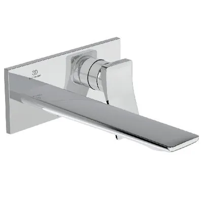 Produktbild von IS Wand-Waschtischarmatur Conca, BS2, eckige Rosette, Ausld.220mm, Chrom