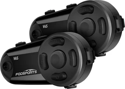 Produktbild von Fodsports V6S Motorrad-Gegensprechanlage, 2er-Pack