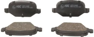 Produktbild von ABE Bremsbeläge Satz Hinten für FIAT PANDA (169) C2F012ABE
