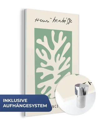 Obrázek produktu pro MuchoWow® Obrazy na skle - Nástěnné obrazy - Fotografie na skle Umění - Příroda - Tvary - Abstraktní - Henri Matisse 60x90cm Nástěnná dekorace ze skla -
