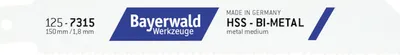 Produktbild von 5x Bayerwald Werkzeuge Säbelsägeblatt Länge 150 mm