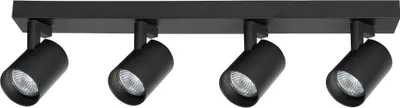 Immagine prodotto di Faretto da soffitto Milagro VOLF 4xGU10 nero alluminio IP20