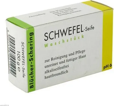 Produktbild von Schwefel Seife Blücher Schering 100 g