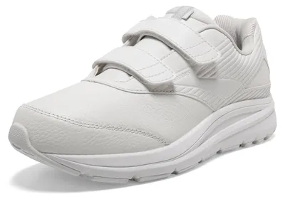 Image de BROOKS ADDICTION Walker V-Strap, chaussure de marche pour hommes, couleur blanche, taille US 9