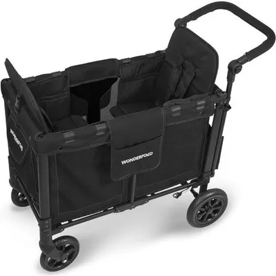 Produktbild von Wonderfold W2 Original+, Betthimmel, All Terrain-Kinderwagen, Unisex, Faltbar, Schwarz