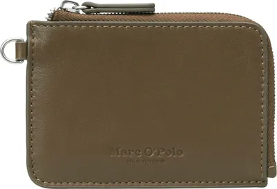 Zdjęcie produktu dla Marc O'Polo Skórzany portfel na karty Tuure Zip ciemnobrązowy ciemnobrązowy