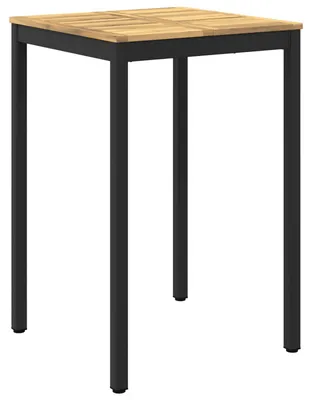 Produktbild von Gartenbar-Tisch Weiß und Schwarz 70 x 68,5 x 105 cm