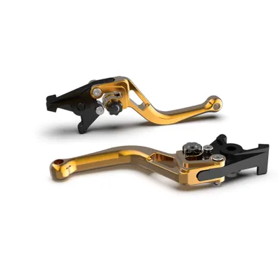 Produktbild von LSL Bremshebel BOW R12, kurz, gold/schwarz