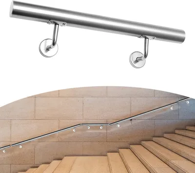 Obrázek produktu pro VINGO zábradlí z nerezové oceli 50 cm zábradlí schodiště stěna zábradlí zábradlí rukojeť