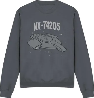 Productafbeelding van Star Trek - "The Defiant" sweater voor heren/dames, uni model, TV12157 (maat S) (zwart)