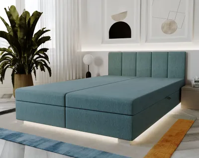 Obrázek produktu pro Hotelová postel 160x200 ROSIE 8 - tyrkysová