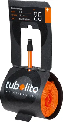 Produktbild von Tubolito Tubo-MTB-27.5-Plus, Schrader-Ventil, 27.5", 4,2 cm, Orange, 105 g, Box