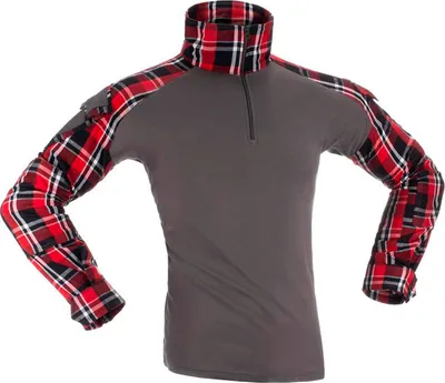 Immagine prodotto di Invadergear Flanella Combat Langarm-t-shirt Grau M Mann Grau M