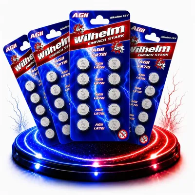 Produktbild von 40 x Wilhelm AG11 LR721 LR58 362 Batterie Knopfzelle Alkaline
