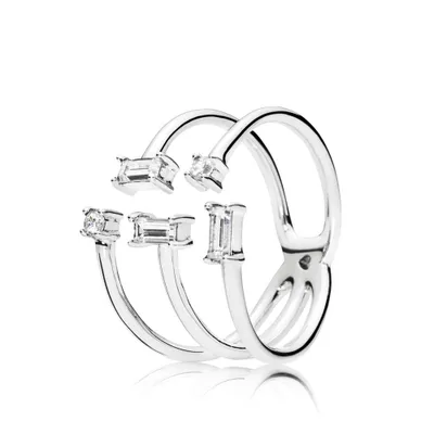 Immagine prodotto di Anello Pandora 197527CZ, collezione "Shards of Sparkle", argento sterling, taglia 60