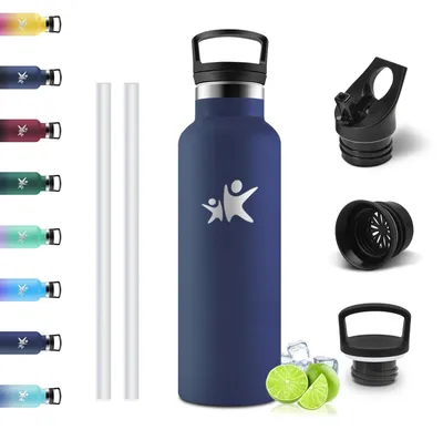 Produktbild von Motswedi Trinkflasche, 750 ml BPA-Frei, Trinkflasche Edelstahl, 18/8 Edelstahl,