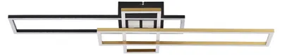 Produktbild von ZUMALINE LED-Deckenleuchte 2800 lm 3000-6000K Gold mit Fernbedienung LUMENZ MS243