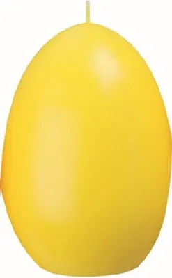 Produktbild von XXL Eikerzen Goldgelb getaucht 20 x 14 cm, 1 Stück, Straußenei-Kerzen