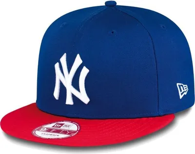 Produktbild von New Era Snapback Cap MLB Baumwolle Block NY Yankees Blau Rot, Cap:S/M