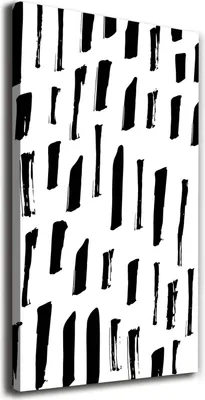 Imagen del producto de Tulup Lienzo® - 70x140 cm - Obra de arte para la pared - Impresiones sobre lienzo - Impresión en lienzo - Decoración de pared para salón de gran tamaño (XXL) - Decoración para el hogar, impresiones artísticas - Otros - Blanco y  - Motivos en blanco y