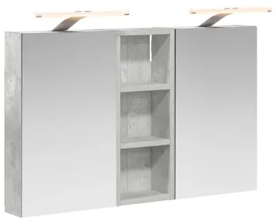 Imagen del producto de vidaXL Juego de 3 armarios para baño, 80 x 10,5 x 50 cm, fabricados en material de madera