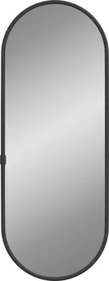 Immagine prodotto di vidaXL Specchio da parete nero 40x15 cm ovale